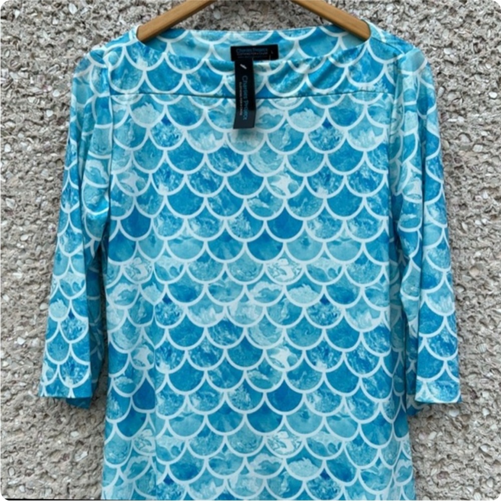 Mermaid Scale Print Dress by Charlies Project NWT